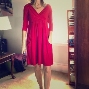 3/4 sleeves dress